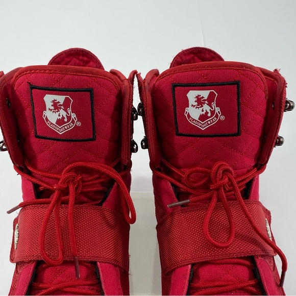 VLADO ATLAS 2 High Top Sneakers Red Lace Up Men’s Size 12 Shoes IG-1500-5C - Picture 4 of 16